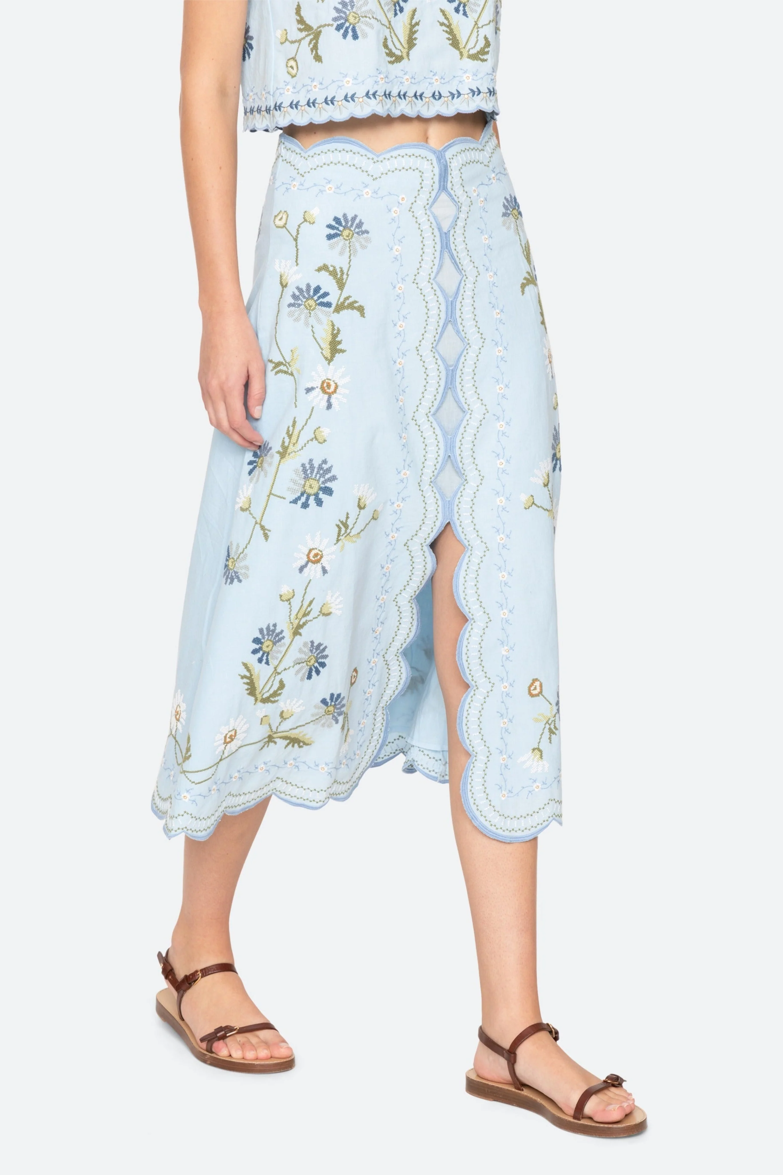 Audra Embroidery Skirt - Image 4