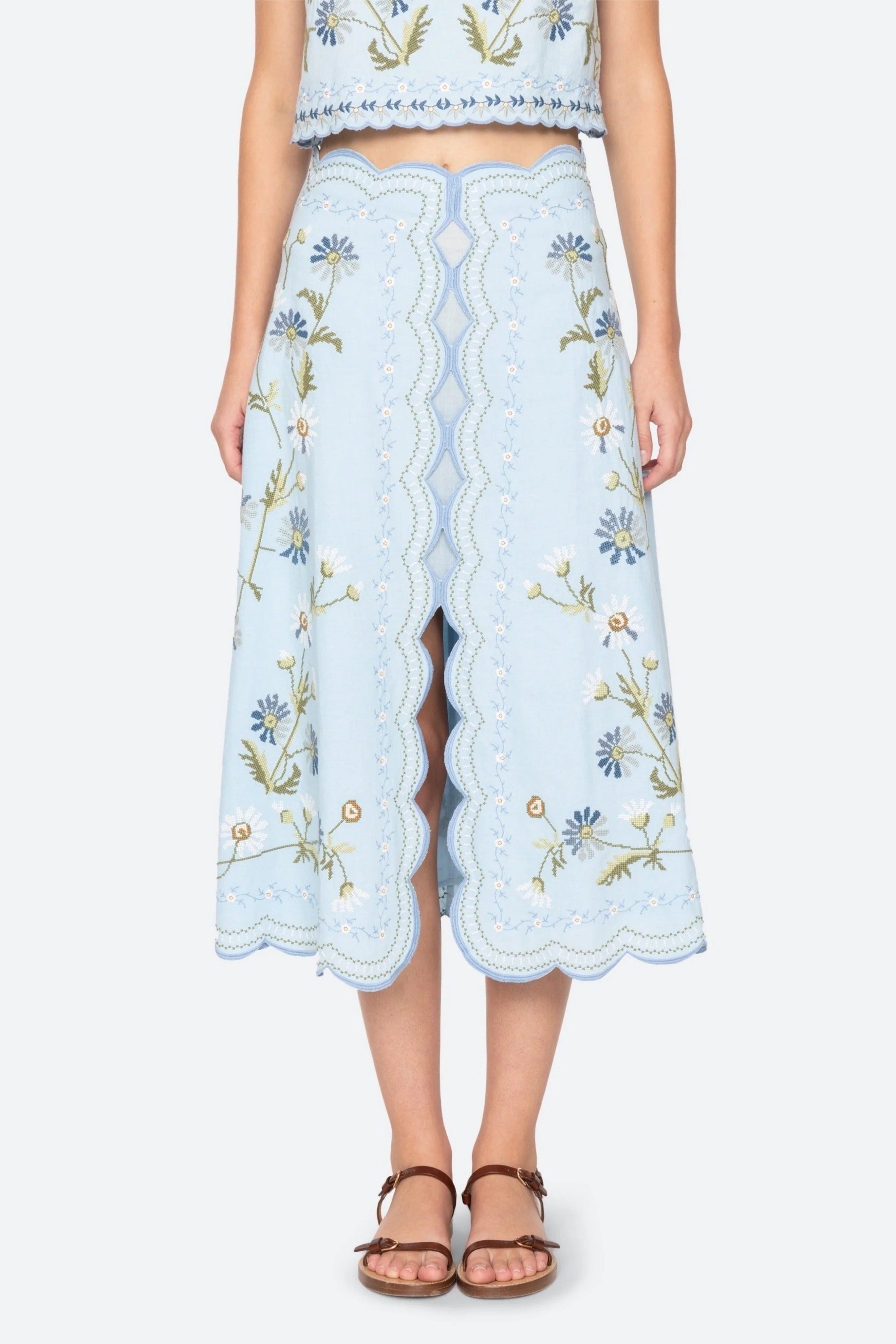 Audra Embroidery Skirt - Image 5